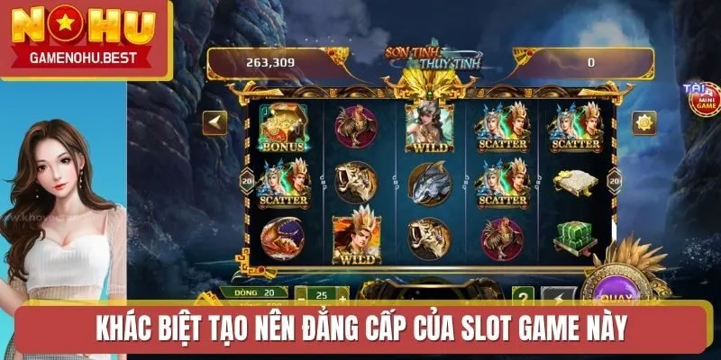 Khác biệt tạo nên đẳng cấp của slot game này